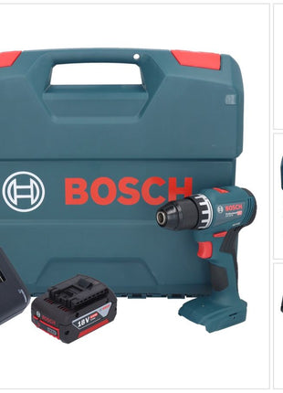 Bosch GSR 18V-45 Professional Akku Bohrschrauber 18 V 45 Nm Brushless + 1x Akku 4,0 Ah + Ladegerät + L-Case