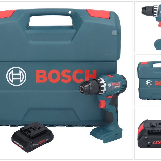 Bosch GSR 18V-45 Professional Akku Bohrschrauber 18 V 45 Nm Brushless + 1x ProCORE Akku 4,0 Ah + L-Case - ohne Ladegerät