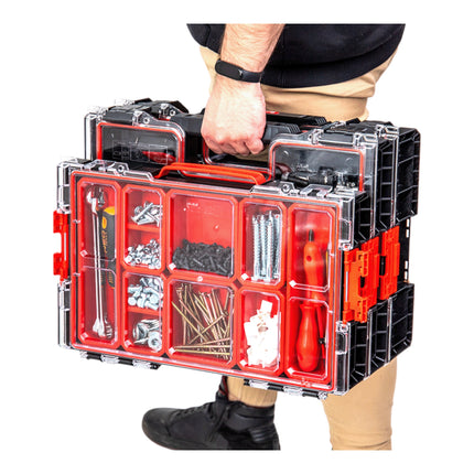 Qbrick System 3x PRO 100 Organizer 452 x 296 x 79 mm 5 l sztaplowany IP54