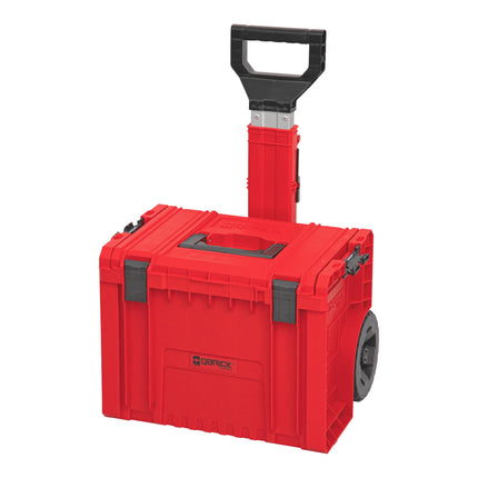 Qbrick System PRO RED ULTRA HD Wózek narzędziowy 3 w 1 Zestaw Szuflada 3 Skrzynka narzędziowa 2.0 Expert + PRO Technik Case 2.0 + PRO Cart 2.0