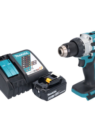 Makita DHP 489 RM1 akumulatorowa wiertarko-wkrętarka udarowa 18 V 73 Nm bezszczotkowa + 1x akumulator 4,0 Ah + ładowarka