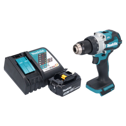 Makita DHP 489 RM1 akumulatorowa wiertarko-wkrętarka udarowa 18 V 73 Nm bezszczotkowa + 1x akumulator 4,0 Ah + ładowarka