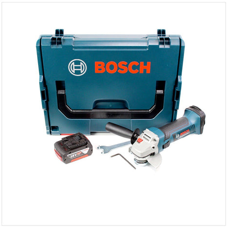 Bosch GWS 18 V-Li Professional 115 mm Akku Winkelschleifer in L-Boxx mit Einlage + 1 x GBA 6Ah Akku - Toolbrothers