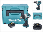 Makita DHP 489 F1J Perceuse-visseuse à percussion sans fil 18 V 73 Nm Brushless + 1x batterie 3,0 Ah + Makpac - sans chargeur