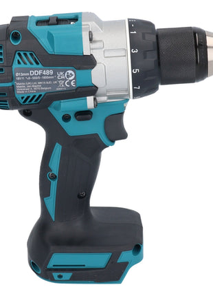 Makita DDF 489 RF1 Akku Bohrschrauber 18 V 73 Nm Brushless + 1x Akku 3,0 Ah + Ladegerät