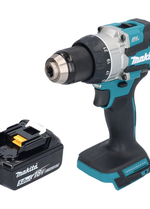 Makita DDF 489 T1 taladro atornillador inalámbrico 18 V 73 Nm sin escobillas + 1x batería 5,0 Ah - sin cargador