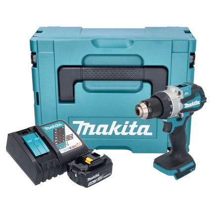 Makita DDF 489 RM1J akumulatorowa wiertarko-wkrętarka 18 V 73 Nm bezszczotkowa + 1x akumulator 4,0 Ah + ładowarka + Makpac