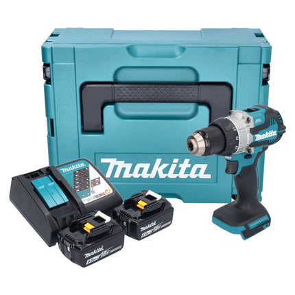 Makita DDF 489 RGJ akumulatorowa wiertarko-wkrętarka 18 V 73 Nm bezszczotkowa + 2x akumulator 6,0 Ah + ładowarka + Makpac