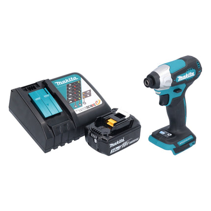 Makita DTD 157 RF1 akumulatorowy klucz udarowy 18 V 140 Nm 1/4" bezszczotkowy + 1x akumulator 3,0 Ah + ładowarka