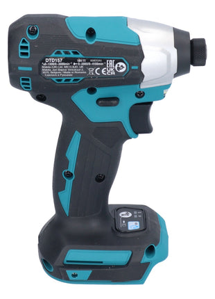 Makita DTD 157 RF akumulatorowy klucz udarowy 18 V 140 Nm 1/4" bezszczotkowy + 2x akumulator 3,0 Ah + ładowarka