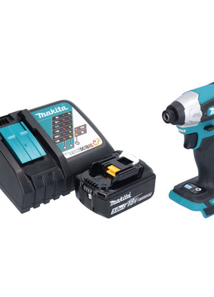 Makita DTD 157 RT1 Clé à choc sans fil 18 V 140 Nm 1/4'' Brushless + 1x batterie 5,0 Ah + chargeur