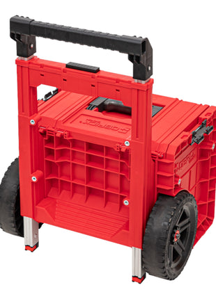 Toolbrothers RHINO L Cart Plus ULTRA - Mobilna walizka narzędziowa z możliwością sztaplowania 490 x 415 x 660 mm 29 l IP54 zdejmowany podwójny uchwyt teleskopowy