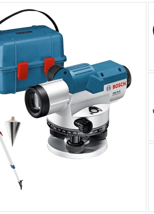 Bosch GOL 32 G Professional niveau optique 400 Gon 120 m IP 54 ( 06159940AY ) + trépied BT 160 + règle graduée GR 500 + coffret