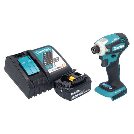 Makita DTD 172 RM1 akumulatorowy klucz udarowy 18 V 180 Nm 1/4" bezszczotkowy + 1x akumulator 4,0 Ah + ładowarka