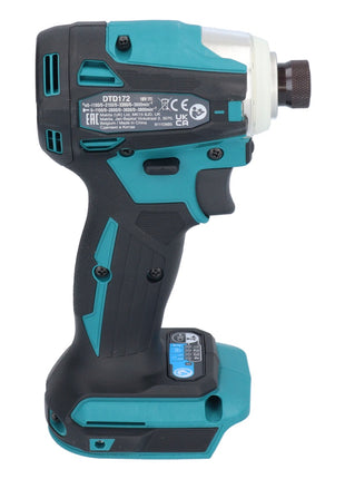 Makita DTD 172 RM Atornillador de impacto inalámbrico 18 V 180 Nm 1/4" sin escobillas + 2x baterías 4,0 Ah + cargador