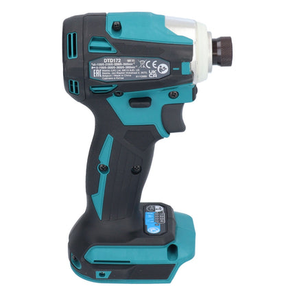 Makita DTD 172 RT akumulatorowy klucz udarowy 18 V 180 Nm 1/4" bezszczotkowy + 2x akumulator 5,0 Ah + ładowarka