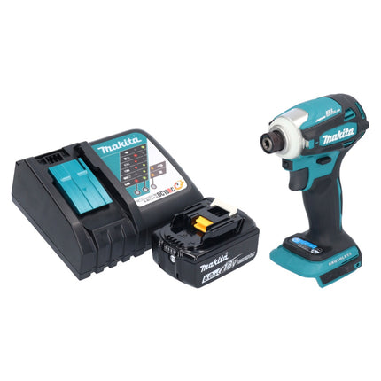 Makita DTD 172 RG1 akumulatorowy klucz udarowy 18 V 180 Nm 1/4" bezszczotkowy + 1x akumulator 6,0 Ah + ładowarka