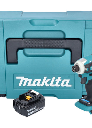 Makita DTD 172 F1J Akku Schlagschrauber 18 V 180 Nm 1/4" Brushless + 1x Akku 3,0 Ah + Makpac - ohne Ladegerät