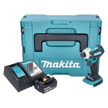 Makita DTD 172 RT1J akumulatorowy klucz udarowy 18 V 180 Nm 1/4" bezszczotkowy + 1x akumulator 5,0 Ah + ładowarka + Makpac