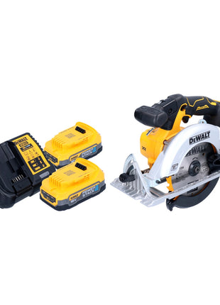 DeWalt DCS 565 E2 Akku Handkreissäge 18 V 165 mm Brushless + 2x Powerstack  Akku 1,7 Ah + Ladegerät