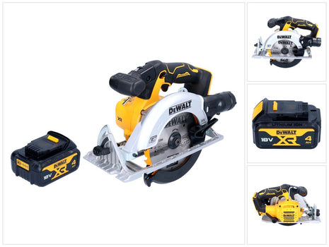 Akumulatorowa pilarka tarczowa DeWalt DCS 565 N 18 V 165 mm bezszczotkowa + 1x akumulator 4,0 Ah - bez ładowarki