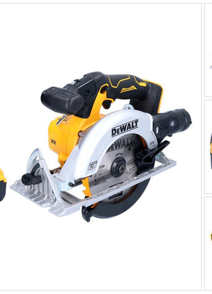 Akumulatorowa pilarka tarczowa DeWalt DCS 565 N 18 V 165 mm bezszczotkowa + 1x akumulator 5,0 Ah - bez ładowarki