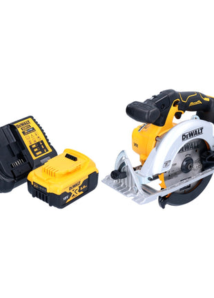 DeWalt DCS 565 P1 Akku Handkreissäge 18 V 165 mm Brushless + 1x Akku 5,0 Ah + Ladegerät