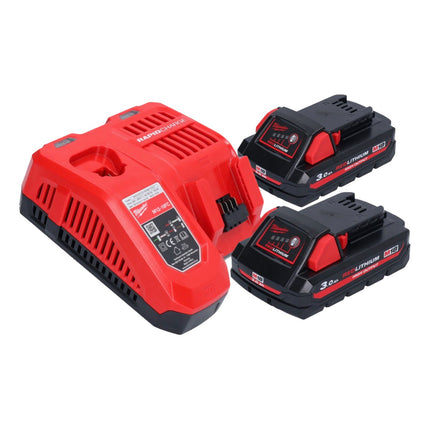 Milwaukee M18 FMTIW2F38-302 Akumulatorowy klucz udarowy 18 V 745 Nm 3/8" bezszczotkowy + 2x akumulator 3,0 Ah + ładowarka