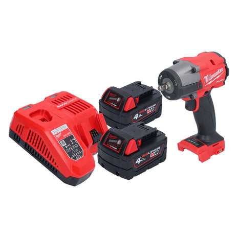 Milwaukee M18 FMTIW2F38-402 Akku Schlagschrauber 18 V 745 Nm 3/8" Brushless + 2x Akku 4,0 Ah + Ladegerät