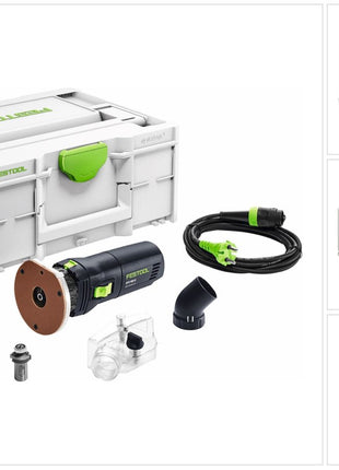 Festool OFK 500 Q-Plus R3 Kantenfräse 450 W + Abrundfräser 3 mm + Systainer ( 576225 )