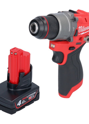 Milwaukee M12 FPD2-401 akumulatorowa wiertarka udarowa 12 V 45 Nm bezszczotkowa + 1x akumulator 4,0 Ah - bez ładowarki