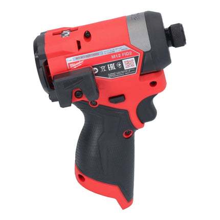 Milwaukee M12 FID2-201 akumulatorowy klucz udarowy 12 V 170 Nm 1/4" bezszczotkowy + 1x akumulator 2,0 Ah - bez ładowarki