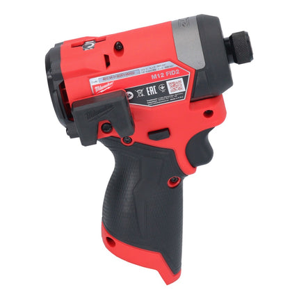 Milwaukee M12 FID2-601 akumulatorowy klucz udarowy 12 V 170 Nm 1/4" bezszczotkowy + 1x akumulator 6,0 Ah + ładowarka