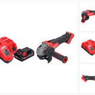 Milwaukee M18 FSAG115X-301 Akumulatorowa szlifierka kątowa 18 V 115 mm bezszczotkowa + 1x akumulator 3,0 Ah + ładowarka