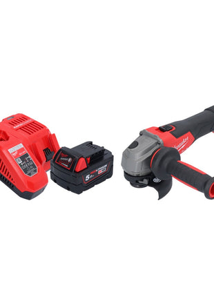 Milwaukee M18 FSAG115X-501 Akku Winkelschleifer 18 V 115 mm Brushless + 1x Akku 5,0 Ah + Ladegerät