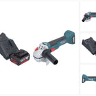 Bosch GWS 18V-10 Profesjonalna akumulatorowa szlifierka kątowa 18 V 115 mm bezszczotkowa + 1x akumulator 4,0 Ah + ładowarka