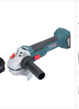 Bosch GWS 18V-10 Professional Akku Winkelschleifer 18 V 115 mm Brushless + 1x ProCORE Akku 8,0 Ah - ohne Ladegerät