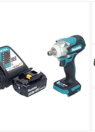 Makita DTW 301 RF1 Akku Schlagschrauber 18 V 330 Nm 1/2" Brushless + 1x Akku 3,0 Ah + Ladegerät