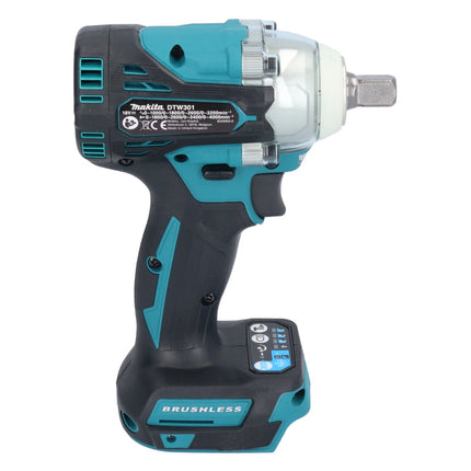 Makita DTW 301 RT akumulatorowy klucz udarowy 18 V 330 Nm 1/2" bezszczotkowy + 2x akumulator 5,0 Ah + ładowarka