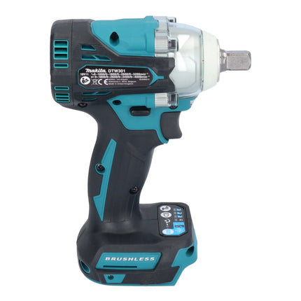 Makita DTW 301 RG1 akumulatorowy klucz udarowy 18 V 330 Nm 1/2" bezszczotkowy + 1x akumulator 6,0 Ah + ładowarka