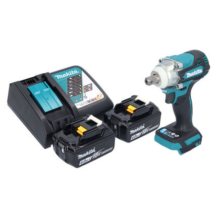 Makita DTW 301 RG akumulatorowy klucz udarowy 18 V 330 Nm 1/2" bezszczotkowy + 2x akumulator 6,0 Ah + ładowarka