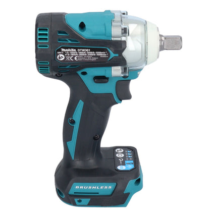 Makita DTW 301 RG akumulatorowy klucz udarowy 18 V 330 Nm 1/2" bezszczotkowy + 2x akumulator 6,0 Ah + ładowarka