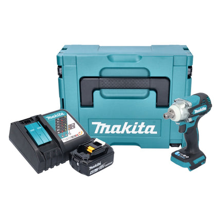 Makita DTW 301 RM1J akumulatorowy klucz udarowy 18 V 330 Nm 1/2" bezszczotkowy + 1x akumulator 4,0 Ah + ładowarka + Makpac