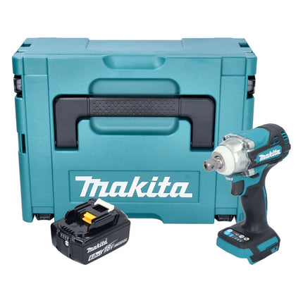 Makita DTW 301 G1J akumulatorowy klucz udarowy 18 V 330 Nm 1/2" bezszczotkowy + 1x akumulator 6,0 Ah + Makpac - bez ładowarki