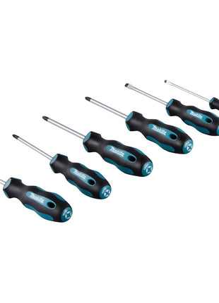 Makita E-10528 Schraubendreher Set 6 tlg. SL4 / SL5,5 / PH1 / PH2 / PZ1 / PZ2