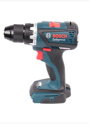 Bosch GSR 18 V-EC Akku Bohrschrauber 2016 neue Version mit Metallbohrfutter + 2 x GBA Akku 6 Ah + GAL 1880 Ladegerät in L-Boxx - Toolbrothers