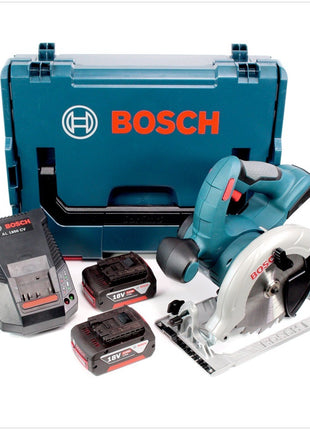 Bosch GKS 18 V-LI Professional 18 V 165 mm Akku Kreissäge im L-Boxx mit 2 x GBA 4 Ah Akku und AL 1860 Ladegerät - Toolbrothers