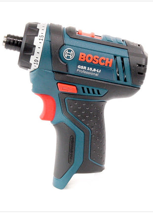 Bosch GSR 10,8-Li Professional Akku Bohrschrauber 10,8 V Solo Gerät mit Einlage - L-Boxx ready - Toolbrothers