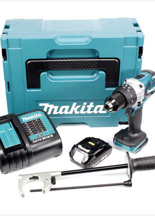 Makita DHP 481 SA1J Akku Schlagbohrschrauber 18 V 115 Nm Brushless + 1x Akku 2,0 Ah + Ladegerät + Makpac - Toolbrothers