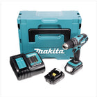 Makita DHP 456 SAJ Akku Schlagbohrschrauber 18 V 42 Nm + 2x Akku 2,0 Ah + Ladegerät + Makpac - Toolbrothers